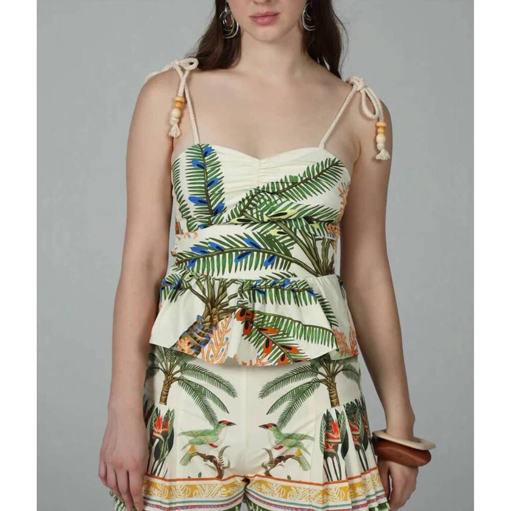 NEW AYLAYA julia rope strap top in nirvana